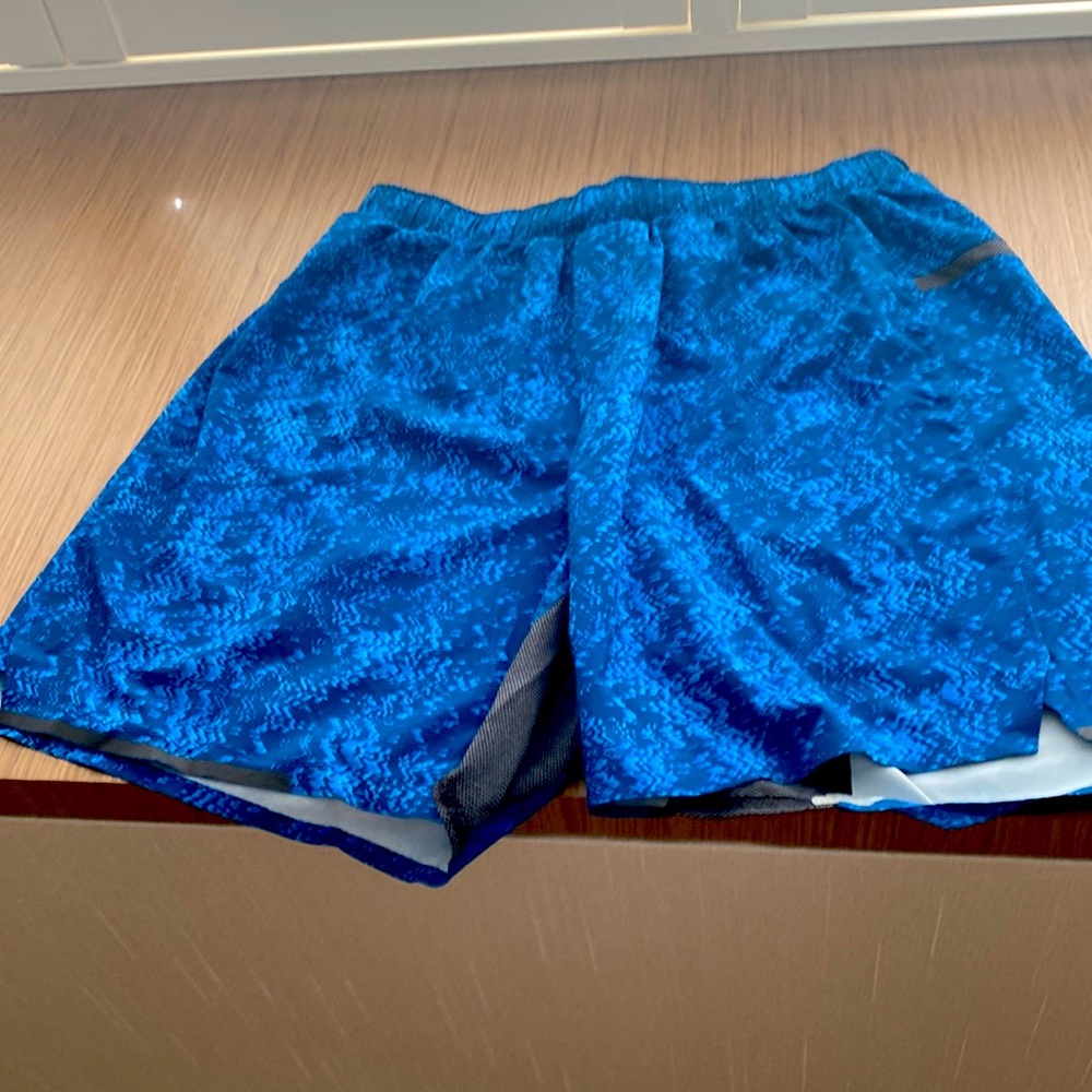 Lululemon blue super lightweight shorts